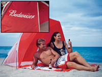 Camping Tent - Beach Budweiser