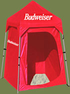 Camping Tent Manufacturer - Privacy Shelter Budweiser